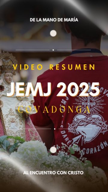 ✨ ¡Así vivimos la JEMJ 2025!
📍[Covadonga] 

Días de encuentro, adoración, alegría y entrega total a Jesús Eucaristía y a María. 🙏💙
Miles de jóvenes unidos por una misma fe, con el corazón encendido y los ojos puestos en el Cielo

Gracias, Señor, por tanto. Gracias, Madre, por llevarnos a Él.

"Os daré un corazón nuevo"

@santuariocovadonga
@archioviedo

#JEMJ2025 #JEMJ #JornadaEucarísticaMarianaJuvenil #CristoEucaristía #MaríaNosLlevaAJesús #JóvenesConFe #IglesiaJoven #adoración
